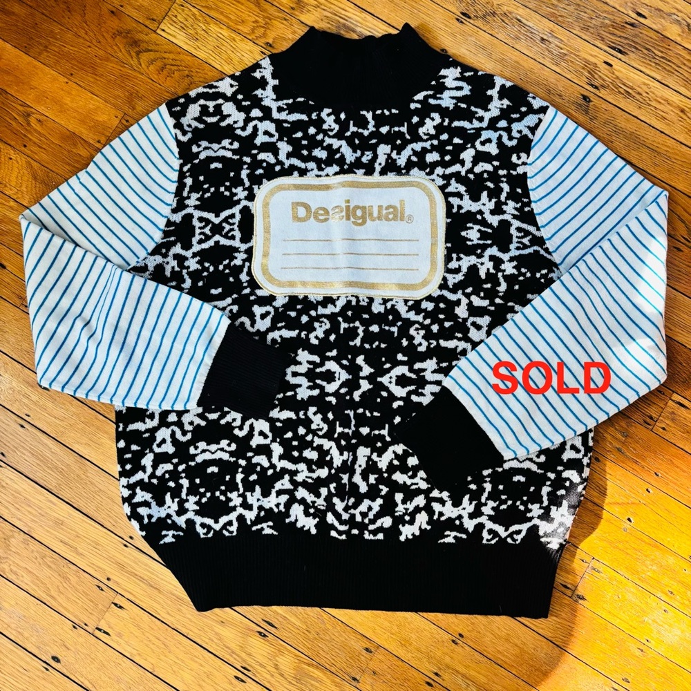 Multi-colored Desigual sweater